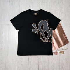 Y2K Matching Set – Oversized Tee & Low-Rise Shorts Cotton Women