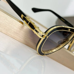 Luxury Classical Limited Edition Sunglasses – Oval Acetate & Alloy Frame with UV400 Protection |