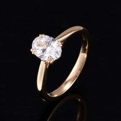 14K Gold Solitaire Ring – 0.5ct Lab-Grown Diamond IGI Certified