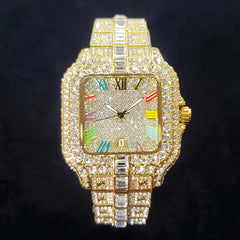 2025 Luxury Iced Out Diamond Watch for Men