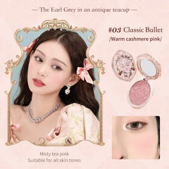 Flower Knows Strawberry Rococo Blush – Embossed Cheek Tint with Brightening & Contouring Effect