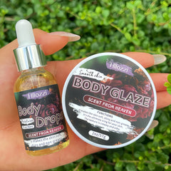 Moisturizing Body Glaze & Oil Duo – Vanilla Coconut Citrus Scents
