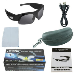 Polarized Sunglasses with 1080P Video Camera – Record While Wearing
