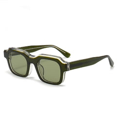 Thick Acetate Frame Sunglasses – Gradient Lenses UV400 Protection