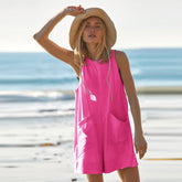 Cargo Pocket Romper – Cotton Polyester Cold Wash Casual
