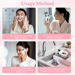 Microcurrent Facial Toner – Temporarily Improves Wrinkle Appearance White