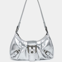 Women's Vintage Two-Tone Leather Bag – Medium Satchel Shoulder