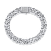 Moissanite Bracelet – Lab-Created Gem S925 Sterling Silver