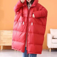 Women's Duck Down Jacket – 550FP 85/15 Hooded Water-Resistant
