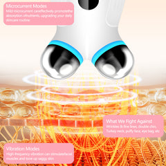 Microcurrent Facial Toner – Temporarily Improves Wrinkle Appearance White