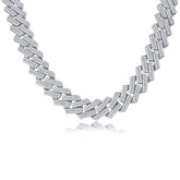 Moissanite Necklace – Lab-Created Gem Sterling Silver S925