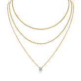 Moissanite Pendant – 1ct DEW Lab-Created S925 Gold Plated