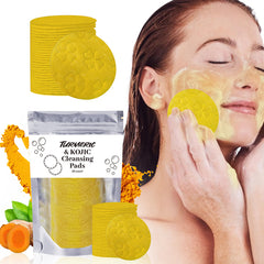 Konjac Facial Sponges – Gentle Exfoliator Unclogs Pores 2-Pack