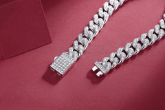 Moissanite Bracelet – Lab-Created Gem S925 Sterling Silver