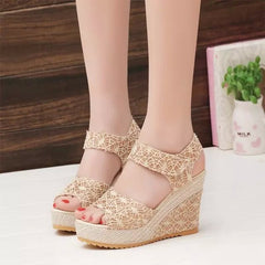 Block Heel Sandals – 3in Vegan Leather Platform Casual Evening