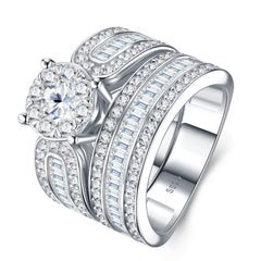 Morganite Ring – 0.5ct Heat-Treated S925 Silver Platinum Plated