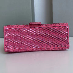 Hourglass Clutch Bag – Crystal Embellished Evening Bag Women