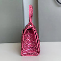 Hourglass Clutch Bag – Crystal Embellished Evening Bag Women