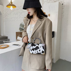 Small Square Chain Bag – Synthetic Leather Shoulder Carry Only