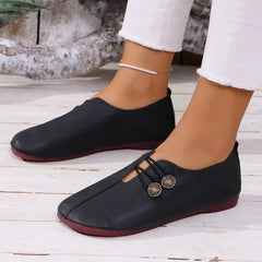 Square Toe Mule Sandals – Flat Slip-On Sandals Women Summer