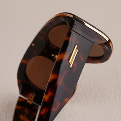 Oval Acetate Sunglasses for Men & Women – Thick Frame Retro UV400 Eyewear | High-Quality