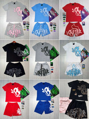Y2K Matching Set – Oversized Tee & Low-Rise Shorts Cotton Women