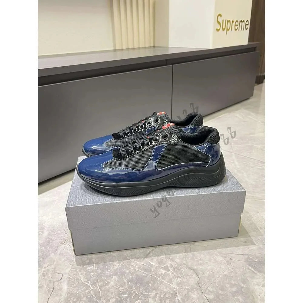 Deqin Women's Skate Shoes - Lightweight Shock Absorption Quick-Dry Leather Sneakers