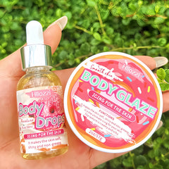 Moisturizing Body Glaze & Oil Duo – Vanilla Coconut Citrus Scents