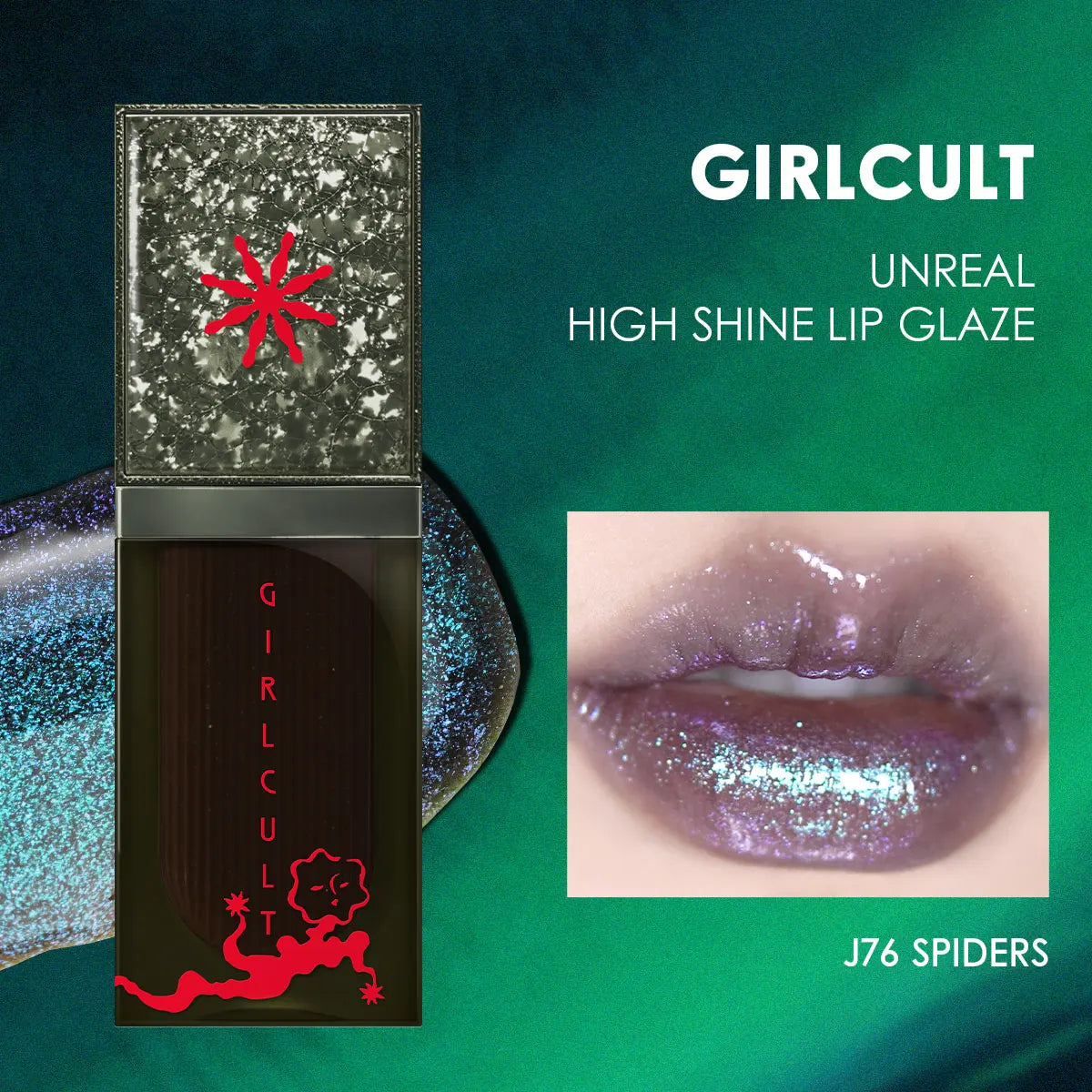 Girlcult Unreal High Shine Lip Glaze – Mirror-Like 3D Dimensional Shine with Lip-Plumping Effect