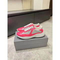 Deqin Women's Skate Shoes - Lightweight Shock Absorption Quick-Dry Leather Sneakers