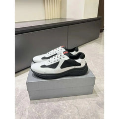 Deqin Women's Skate Shoes - Lightweight Shock Absorption Quick-Dry Leather Sneakers