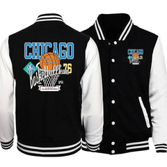 Retro Los Angeles Letterman Jacket – Loose-Fit Baseball-Style Coat for Men