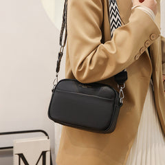 Small Square Crossbody – Vegan Leather 7x5in Adjustable Strap