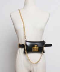 Mini Belt Bag – Chain Strap Vegan Leather Fits iPhone Pro Max