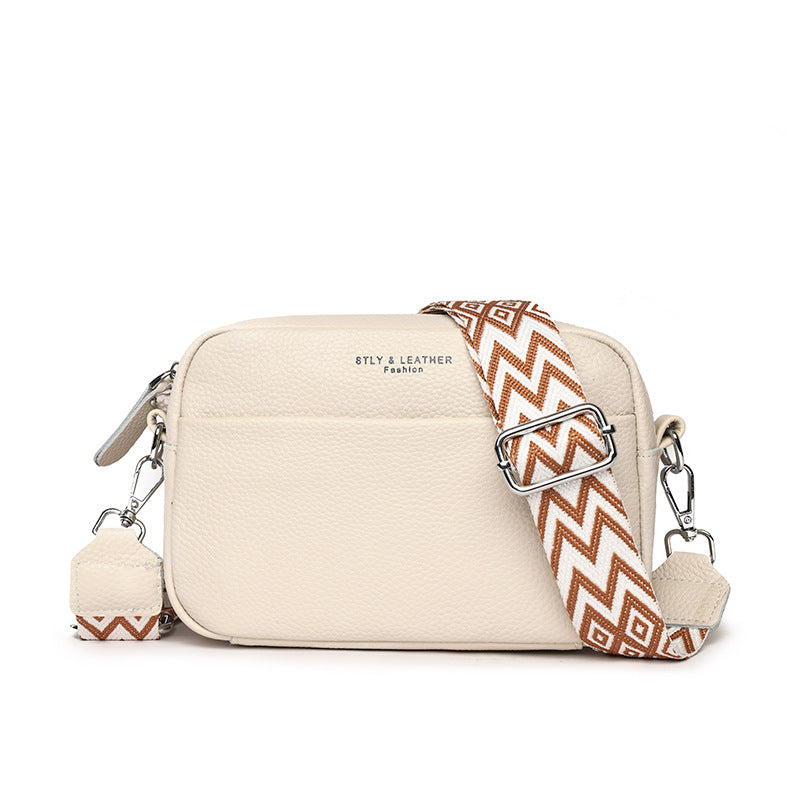 Small Square Crossbody – Vegan Leather 7x5in Adjustable Strap
