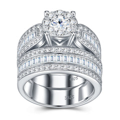 Morganite Ring – 0.5ct Heat-Treated S925 Silver Platinum Plated