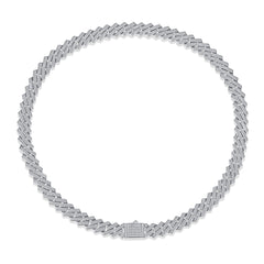 Moissanite Necklace – Lab-Created Gem Sterling Silver S925