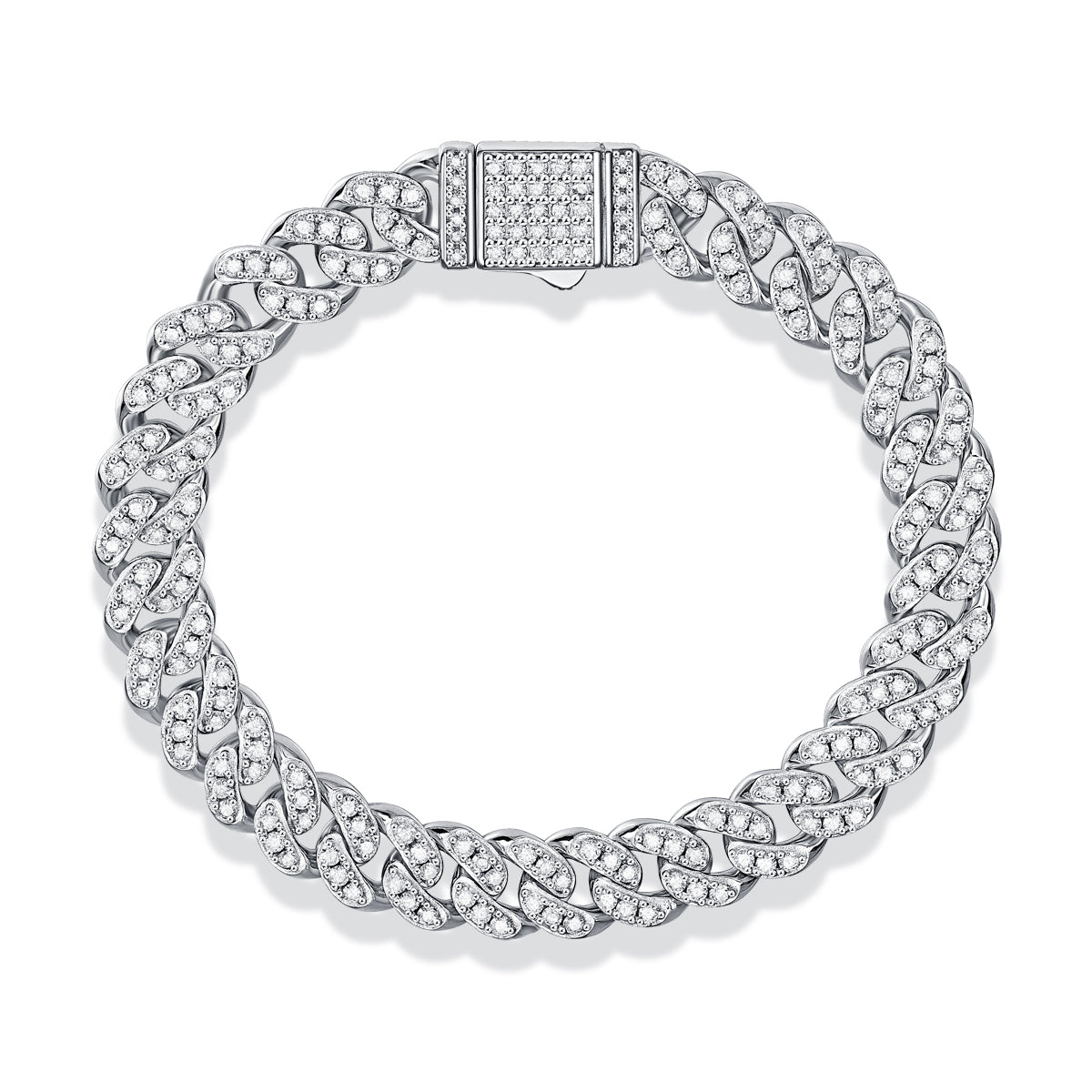 Moissanite Bracelet – Lab-Created Gem S925 Sterling Silver