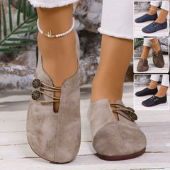 Square Toe Mule Sandals – Flat Slip-On Sandals Women Summer